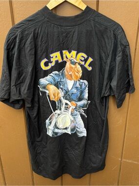 Vintage Camel 1992 Pocket  Tobacco Enterprise Single Stich T-Shirt Size XL
